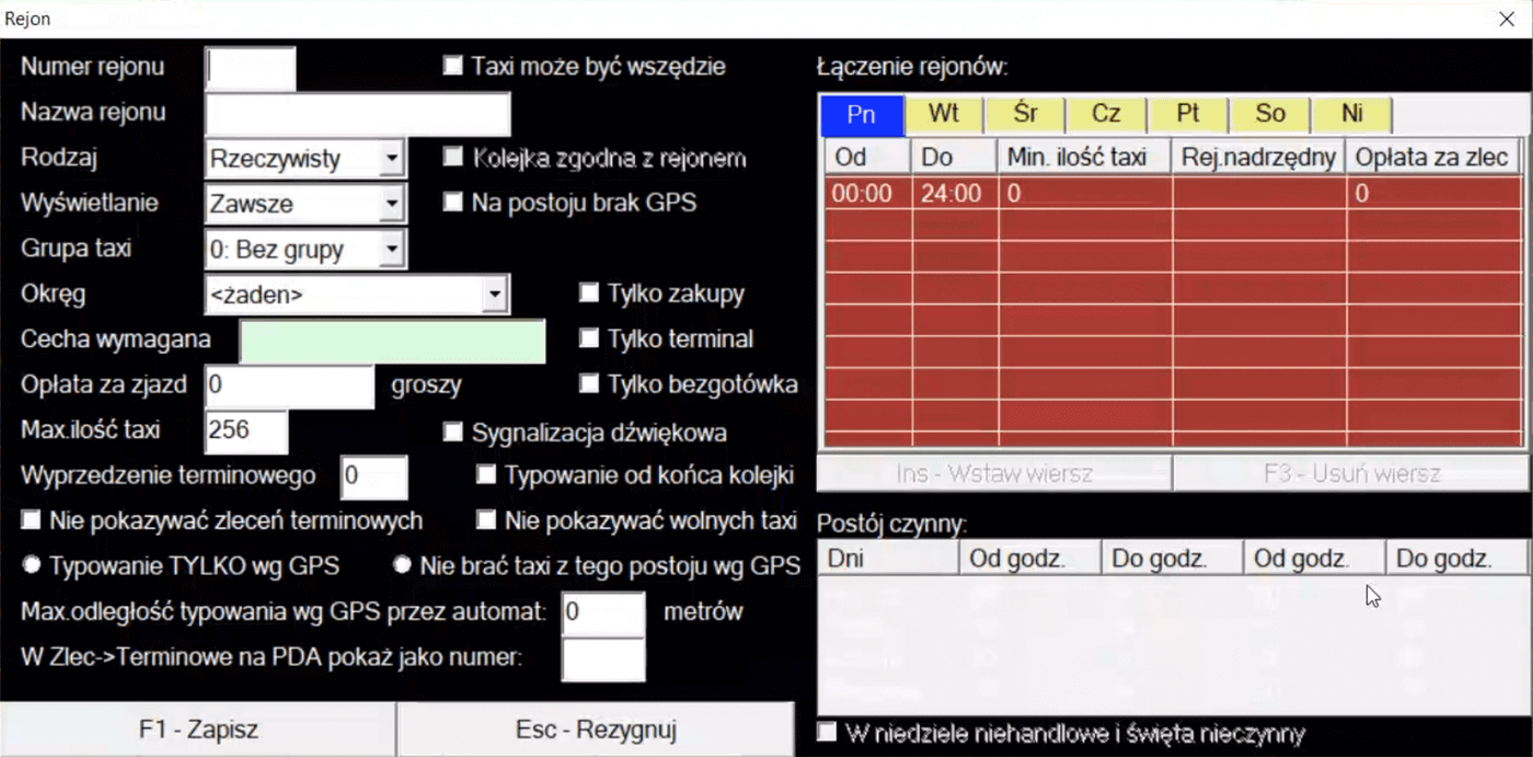 Zarządzanie strefami